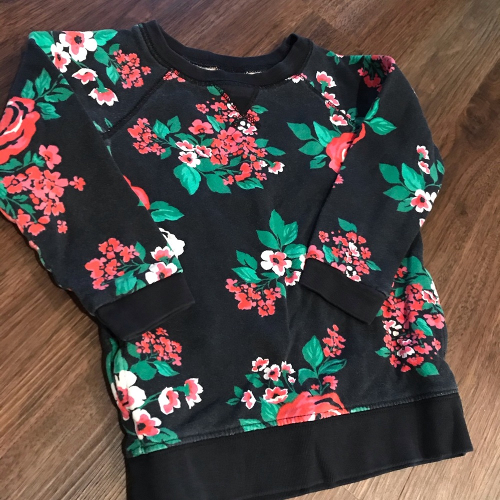 Carter’s sweat shirt rose detail!
